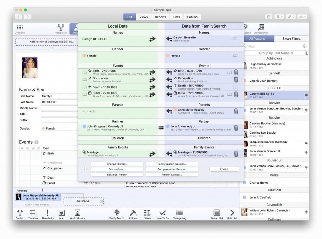 family tree gen viewer for mac